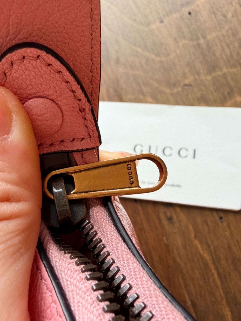 Gucci Mini Light Pink Goatskin Aphrodite Shoulder Bag - Picture 9 of 12
